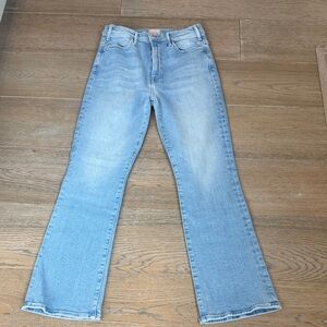 MOTHER Light Blue Flare Jeans